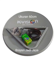 parabola mini k. Vision satellite ku band ukuran 60cm