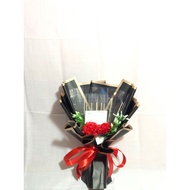 Buket Bunga Palsu | Buket Uang Kosongan | Buket Uang 10 Lembar | Bucket hadiah | Bucket lamaran | Ha
