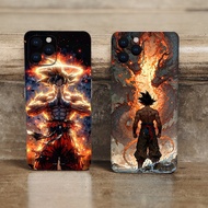 Phone Skin stickers printed with glitter Goku image for ip7plus/ xsmax/ 11/ 12/ 13/ 14/ 15promax, (o