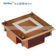適用於PGA988 PM989工控cpu散熱器 電容 功放 儀器 LED紫銅散熱片