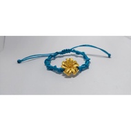 Lotus Flower Gold Bracelet (375) 8k