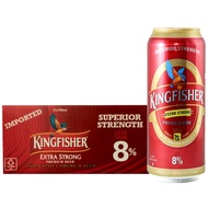 Kingfisher Extra Strong Premium Beer 24x490ml