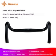 GIPSY Gypsy Bicycle Handlebar Road Bike Handlebar Aluminum Alloy Handlebar 31.8mm * 300/320/340