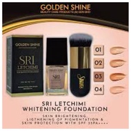 SRI LETCHIMI GOLDEN SHINE MERDEKA 2IN1 FOUNDATION,BRUSH