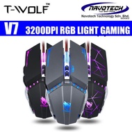 T-WOLF V7 Wired Gaming Mouse like M170/M331/M221/M330/M185/M238/M187/M220/G103 M100