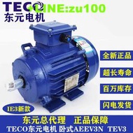 TECO東元電機AEEV3N 0.55 1.1 2.2 3 4 5.5 7.5 11 15KW 馬達臥式