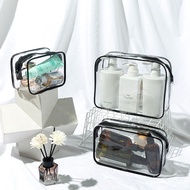 Transparent Waterproof PVC Cosmetic Storage Bag  MakeUp Zipper Organizer Pouch Household Products Travel Accessories