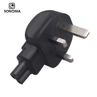 [SONONIA] UK to IEC320 C5 Plug Adapter UK Plug Male to IEC320 C5 Female Plug for Digital