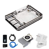 Yahboom Raspberry Pi5 Single Board Computer with Pi 5 Official Case Active Cooler 4GB/8GB RAM Option
