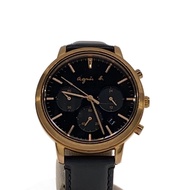agnes b. Other Quartz Watch Analog BLK V53-KWB0 Direct from Japan Secondhand