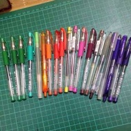 三菱/百樂0.38鋼珠筆 原子筆 .綠色.紫色.橘色 無印良品
