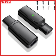 ZILUO Electric Shaver Converter, Display Light 6W Type-c Shaver Adapter, Universal Mini PVC Power Su