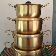 PERIUK EMAS@GOLD! KOREAN RAMEN PAN KOREA NOODLE POT 16CM-22CM