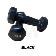 1kg/4kg Dumbell Hexagon Dumbbell Gym Fitness Exercise Home Weight Training Workout Neoprene Dumbell