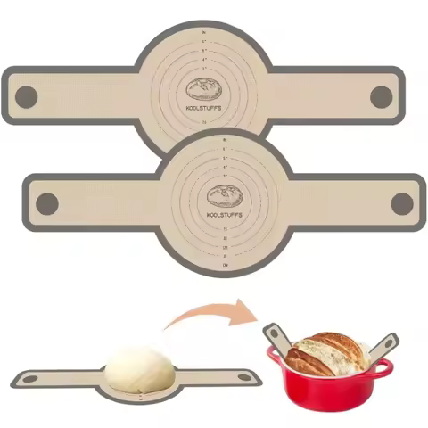 Silicone Bread Sling for Dutch Oven Non-Stick Reusable Sourdough Baking Mat Easy To Clean Bread Lift