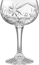 Barski Champagne Glasses - Flute - Saucer - Belle Coupe - Set of 6 Glasses - Hand Cut Crystal - Beau