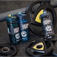 Large Volume 3000ml 3L Liter Litre Water Bottle Straw Black Blue Green Portable Botol Air Adult Stud