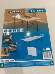 Lifetime 6Ft Foldable Table