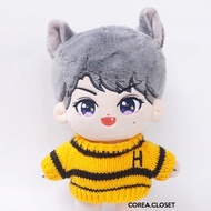 READY STOCK 20cm upsetduck SKZOO Kpop Doll Clothes - Harry Potter Hogwarts Hufflepuff knit Sweater (