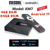 Ready Stock Mecool KM7 Android 11 Amlogic S905Y4 4GB RAM 64GB ROM Android TV Box TV Boxes Players Android Box