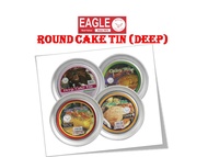 EAGLE  BRAND ROUND CAKE TIN (DEEP)