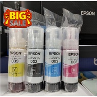 หมึก Epson 003 แท้% Epson L3110 / L3150 / L5190/L3210/L3216/L3250/L3256/L5290/L5296（สามารถออกใบเสร็จ