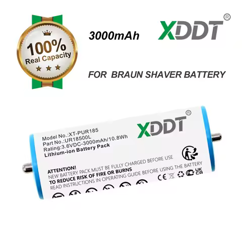 Shaver 3000mAh Battery For Epil 7 Rasierer Series 7 Braun 5375 5377 5671 5673 5674 Silk-epil