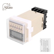 AC 220V 5A Programmable Double Delay Relay Device Tool DH48S-S
