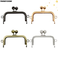 TRENDYZONE Purse Frame Kiss Clasp Bag Hardware Metal Vintage Pattern Bag Making Bag Clasps Bag Kiss 