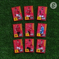 Mini Poster Card Football Player - Manchester United Player Football Card