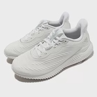 adidas 慢跑鞋 AlphaBounce 白 銀 男女鞋 緩震 多功能 健身房 路跑 運動鞋 愛迪達 GX4148