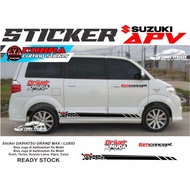 SUZUKI CAR STICKERS APV ARENASUZUKI APV ARENA SIDE BODY STICKERS car exterior decoration
