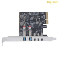 Mar USB3 2 Gen 2 PCIe 4X Adapter 5 Port USB 3 2 PCIE Card For Efficient Performances