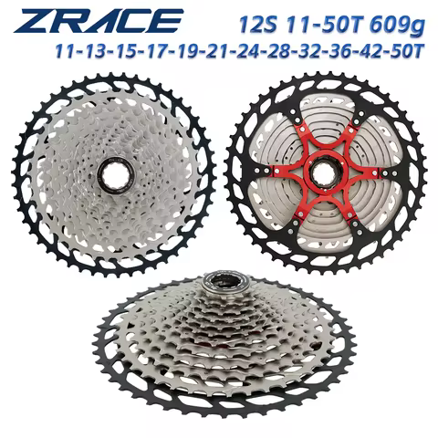 2022 ZRACE Bicycle Cassette 8 9 10 11 12 Speed MTB bike freewheel 11-42T / 11-46T / 11-50T/11-52T fo