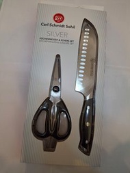 維特健靈Carl Schmidt Sohn Silver Kitchen Knives & Scissors set 刀 及剪刀