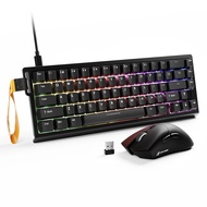 ATTACK SHARK X68 HE & R1 Rapid Trigger Gaming Keyboard & Mouse Combo Wired 8000Hz RGB Keyboard Wirel