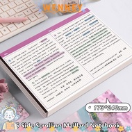 WEY 20Sheets/Book B5 Notebook, Horizontal Tearable Notepad, Eco-Friendly B5 Legal Pad School Office