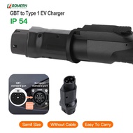 bomern 32A 7KW EV Charger GBT to Type 1 Electric Car Adapter For J1772 Electric Car