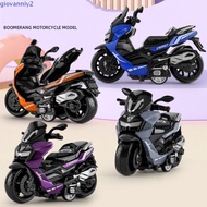 GIOVANNIY Motorcycle Model, Diecast Miniature Mini Motorcycle, Portable Vehicle Toy Pull-back Inerti
