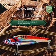 CAMELLI 1Pcs Hard Squid Bait, Jigging 5g 15g  Fishing Lure, Universal  Eyes Sinking Metal Sea Fishin