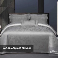 KATUN Premium Jacquard Cotton Bed Sheet Size 160x200 King 180x200 Extra King 200x200 140x200 - 90x20
