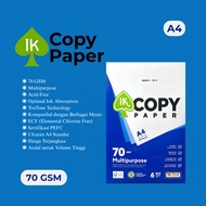 HVS IK Copy Paper A4 70 Gram - Quality, Economical A4 Paper 70gsm