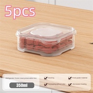 1/5/10pcs 350ml Refrigerator Fresh-keeping Box Frozen Storage Box Fresh-keeping Box Refrigerator Sto