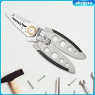 [Ahagexa] Wire Multipurpose Steel Wire Pliers Tool for Electricians Crimping