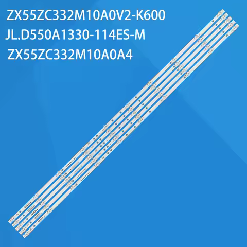 LED Backlight strip 10 LAMP For ZX55ZC332M10A0A4 ZX55ZC332M10A0V2-K600 JL.D550A1330-114ES-M TVB55R4P
