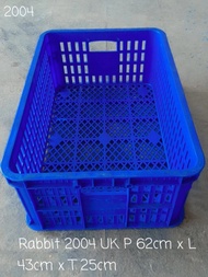 PROMO- 62X43X25 BOX CONTAINER RABBIT 2004 KERANJANG INDUSTRI SAYUR IKAN BUAH - MINAMIA SHOP