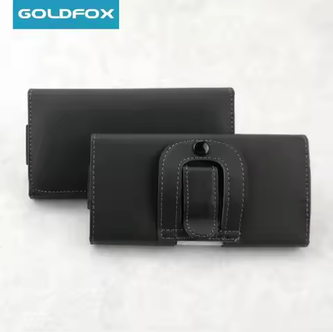 Phone Leather Case For Xiaomi Samsung S21 S20 iPhone 13 Men's Mobile Phone Bag Universal 5.0-6.5 inc