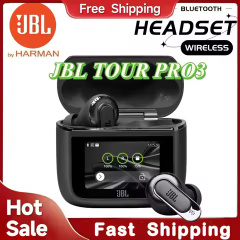 OEM Original JBL Tour Pro 3 True Wireless Bluetooth Earphones Stereo Headphones with Smart LCD Scree