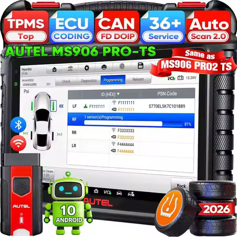 Autel MaxiSYS MS906 PRO-TS Scanner MS906Pro-TS Up of MP900TS MS906 PRO MP900BT MS906MAX, Full TPMS &