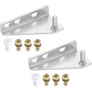 MECCANIXITY Stainless Steel Hinge Freezer Door Hinges Inner Column Hinge Left Shaft Dia 0.28-inch fo